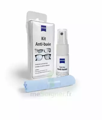 Zeiss Kit Spray Antibuée Fl/15ml + Tissu Microfibres à POITIERS