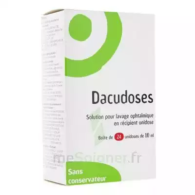 Dacudoses Solution Pour Lavement Ophtalmologique 24unid/10ml à POITIERS