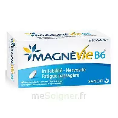 Magnevie B6 100 Mg/10 Mg Comprimés Pelliculés Plaq/60 à POITIERS