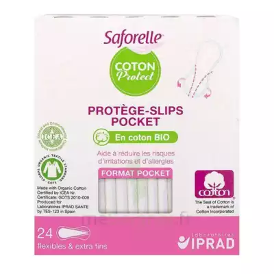 Saforelle Coton Protect Protège-slip Pocket B/24 à POITIERS