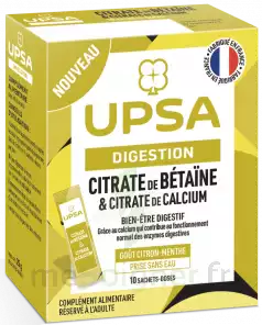 Upsa Citrate De Bétaïne & Citrate De Calcium Poudre 10 Sachets à POITIERS